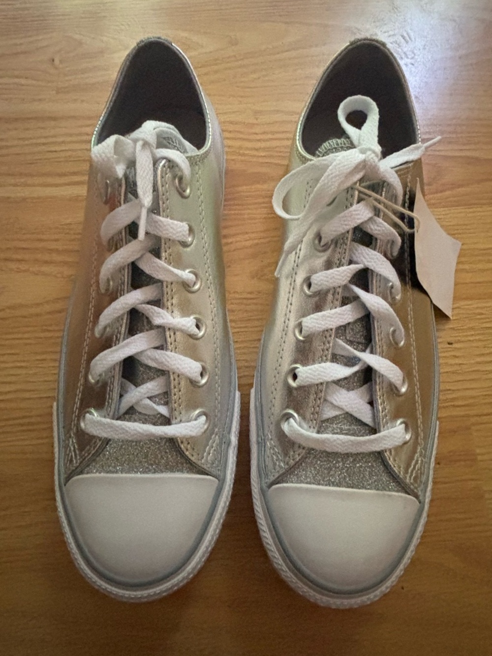 Silver Sparkle Converse Women’s Size 10